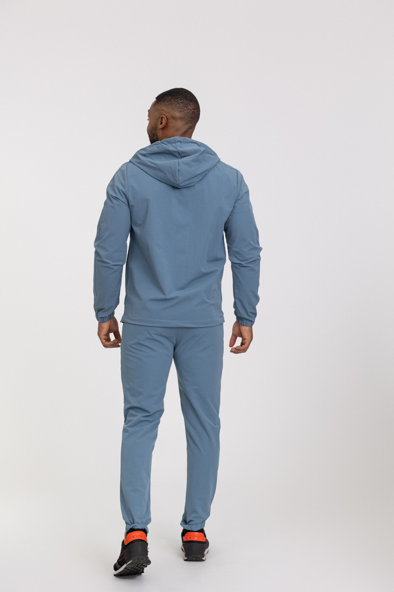 Essential sky blue cotton tracksuit - Image 3