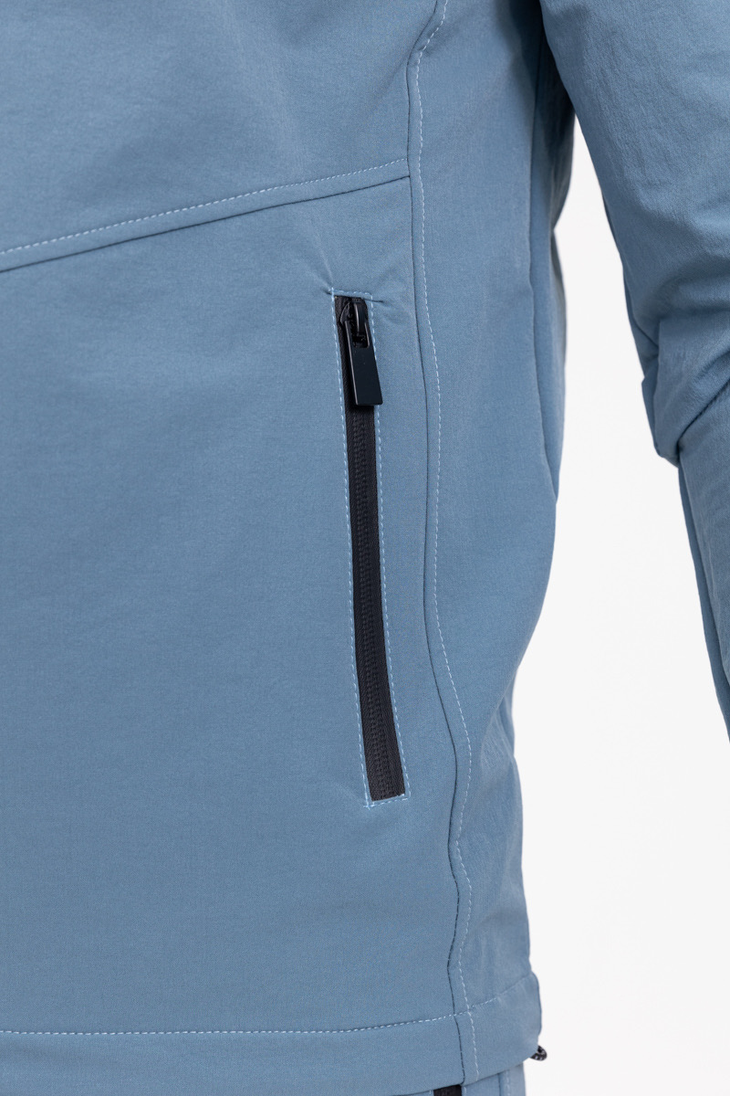 Essential sky blue cotton tracksuit - Image 4