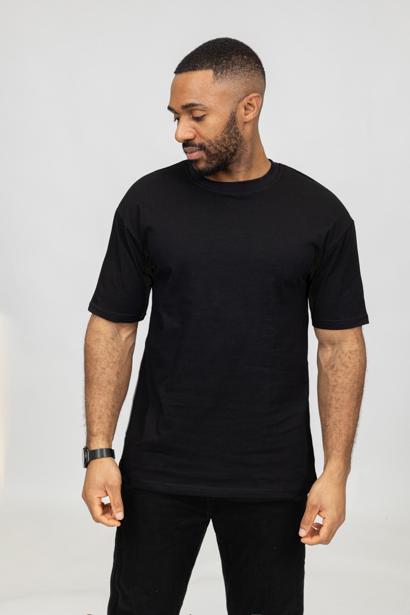 Dark Essential Cotton T-shirt - Image 2
