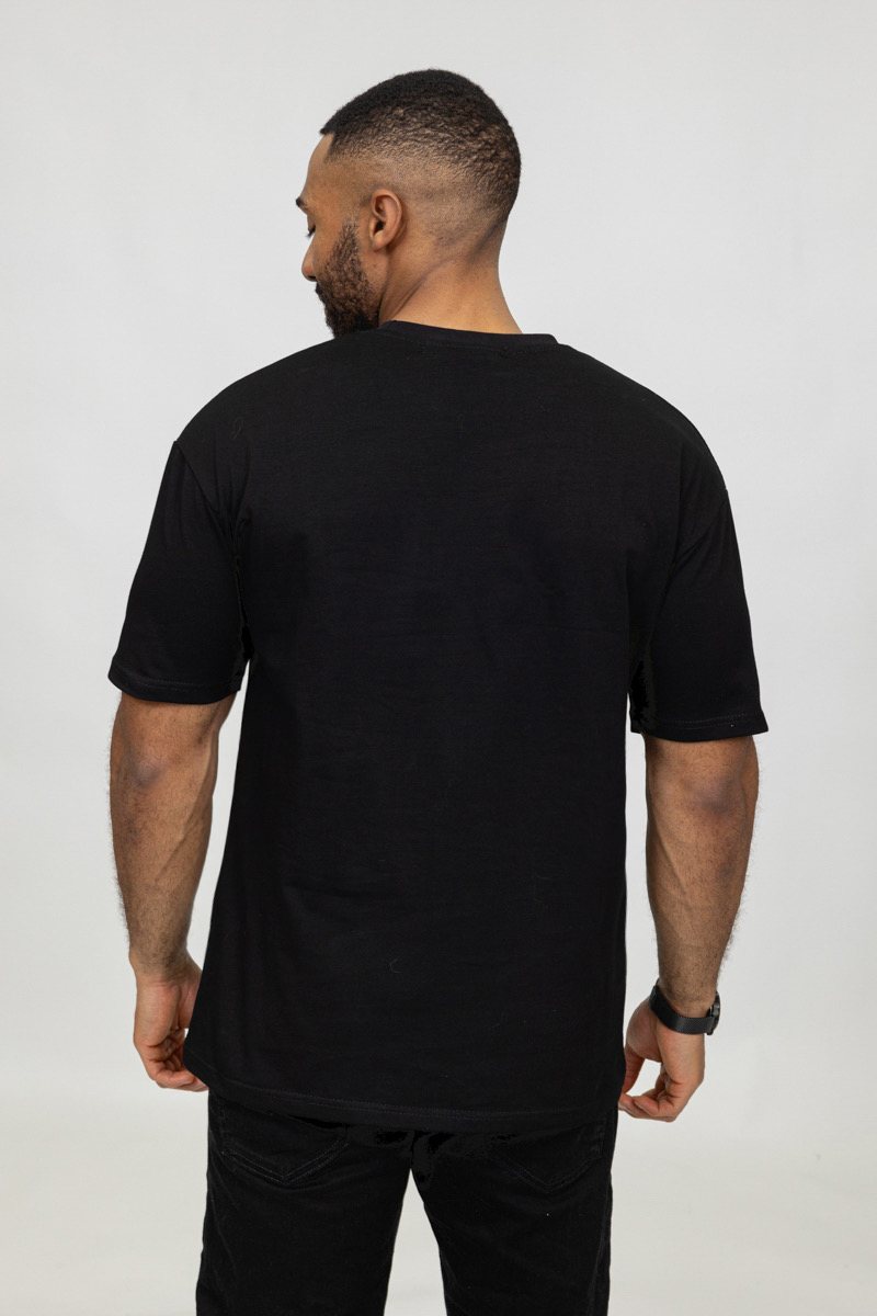 Dark Essential Cotton T-shirt - Image 3