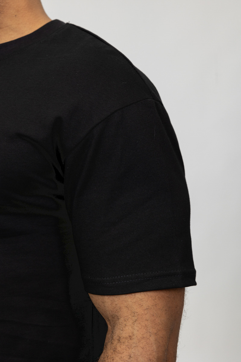 Dark Essential Cotton T-shirt - Image 4