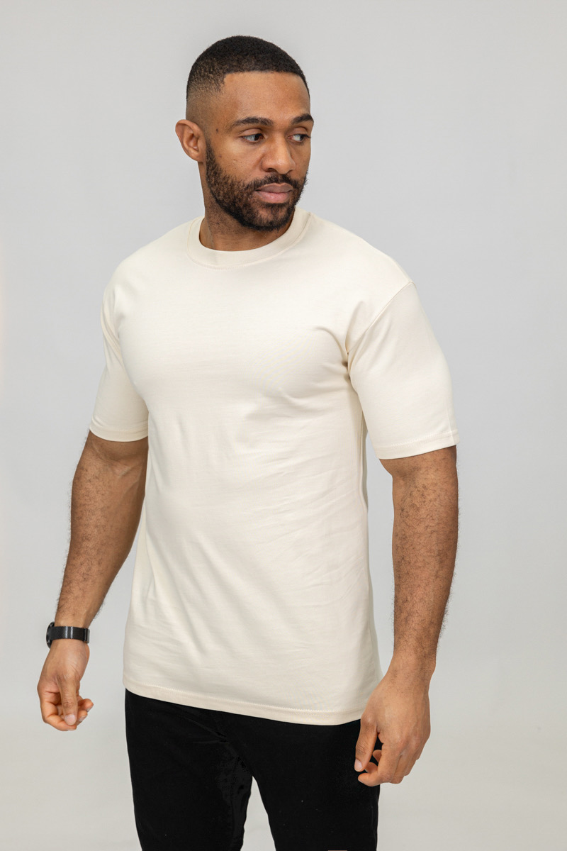 White Essential Cotton T-shirt - Image 2