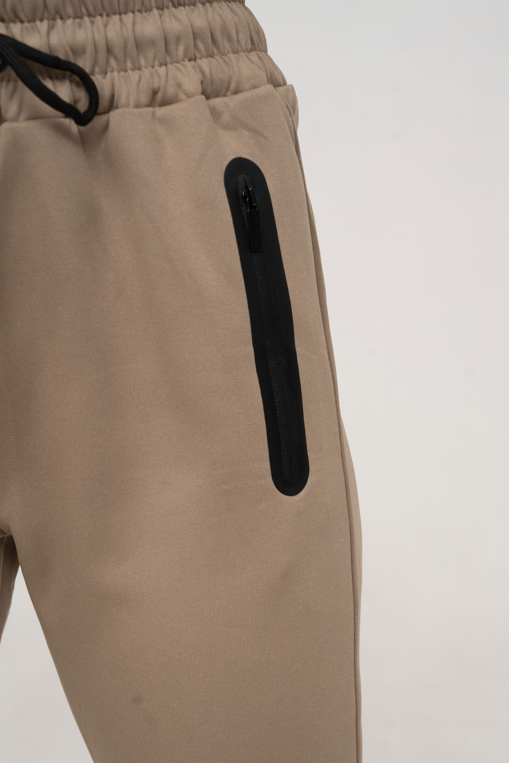 Chocolate essential sports cotton fleece tracksuit - Image 4