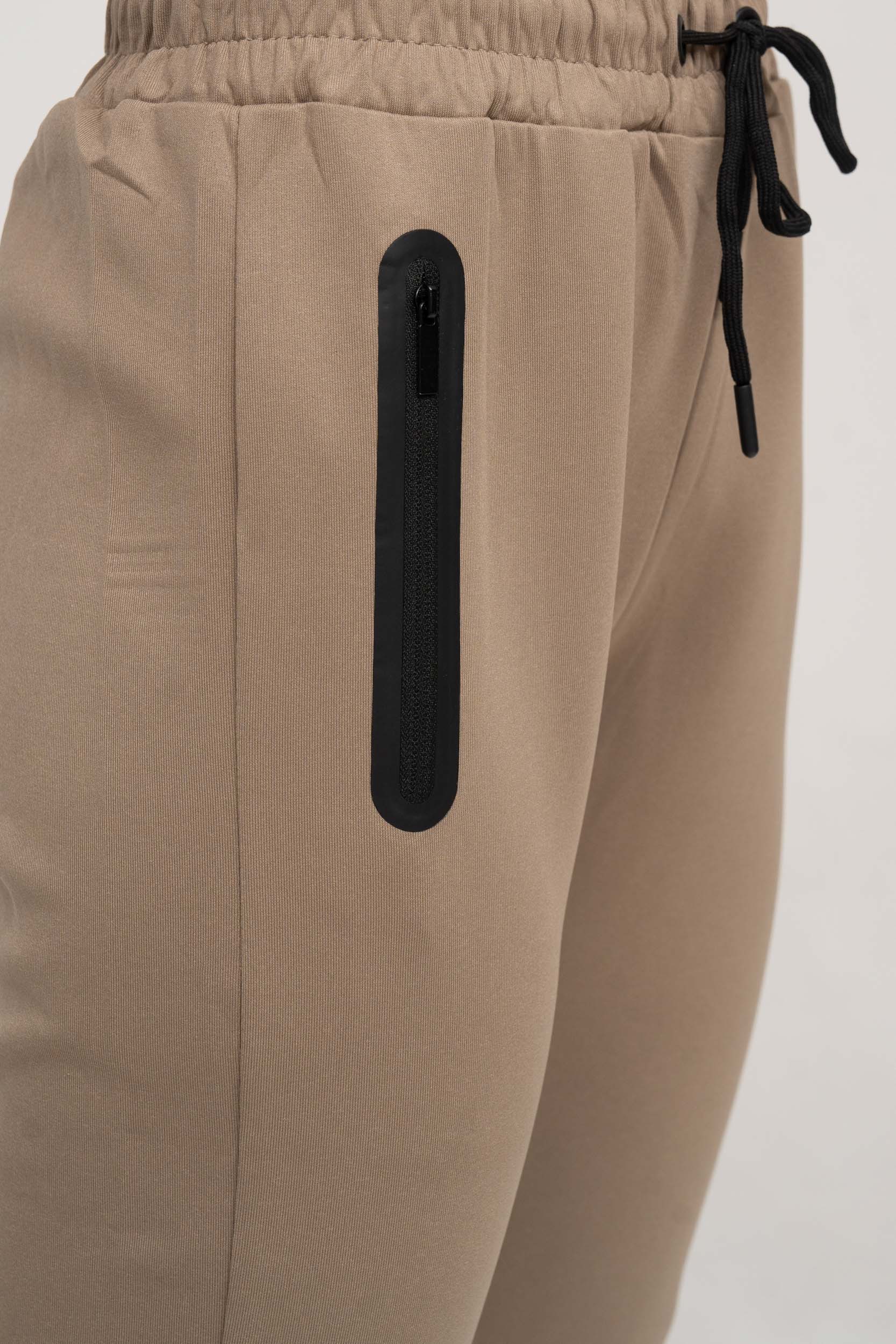 Chocolate essential sports cotton fleece tracksuit - Image 5